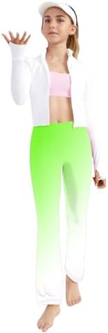 VIBRANT Gradient Straight-Line Leggings for Toddler Girls 2-13 Years