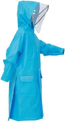 Comfortable Double Brim Rain Poncho for Kids