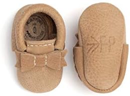 Freshly Picked Newborn Baby Girl Shoes Ballet Flat Bow Moccasins Blush