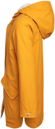 Stylish Girls Sherpa Waterproof Rain Jacket for Outdoor Adventures