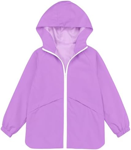 MODAFANS Boys Girls Rain Jacket