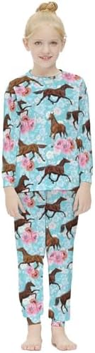 Cozy Pajama Set with MEIKKO Design - Thermal Top and Bottom