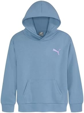 PUMA Girls Core Logo Fleece Pullover Hoodie - Lightweight CozyOfficially Licensed