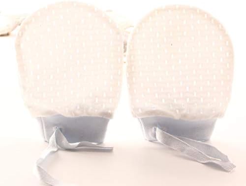 Adjustable Cotton No Scratch Gloves for Babies Breathable Soft