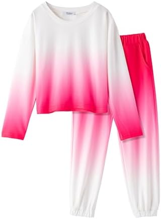 Arshiner Tie Dye Girls Outfit Set - Soft comfy for girls
