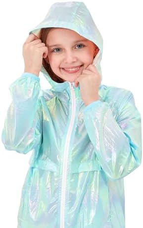 JESKIDS Boys Girls Lightweight Rain Jacket