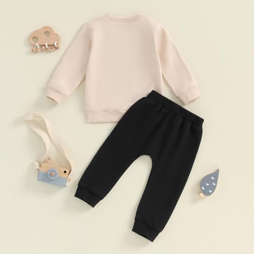 Excavator Builder Bingo Birthday Boy Set Toddler Pullover Sweatshirt Solid Jogger Pants