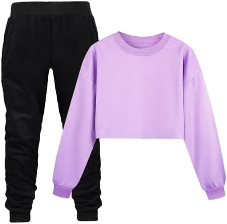 Kids Girls 2 Casual Sweatsuit Set