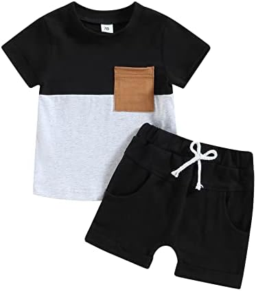 Rtnnsbbfcm Newborn Summer Clothes 2Pcs Casual Outfit