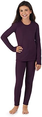 Cuddl Duds Girls Thermal Set - Warm Cushion Children