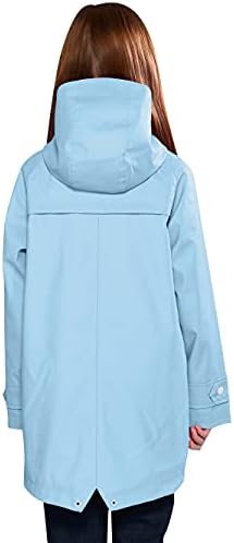 MAOO Garden Girls Boys Rain Jacket Lightweight Waterproof Hooded