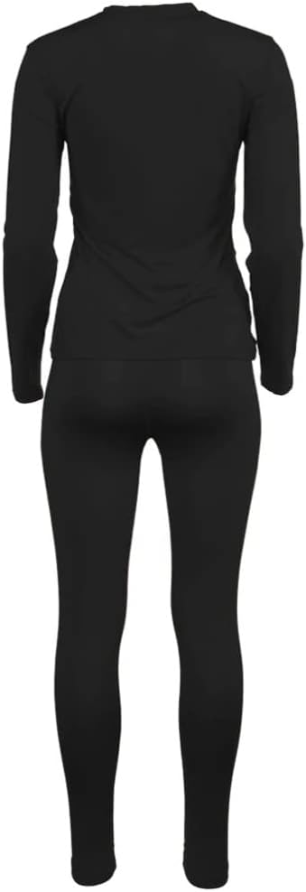 Nautica Girls Base Layer Top Bottom Long Johns Thermal Underwear Set