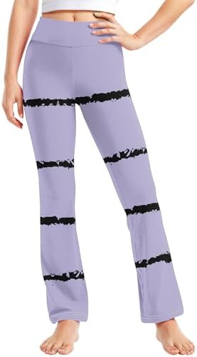 Striped Comfort Yoga Pants for Kids 2-13 High Waisted