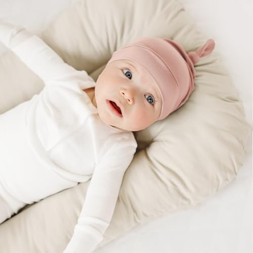 Konssy 6-Piece Baby Newborn Hats Set 0-6 Months