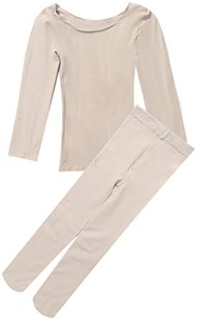 YEAHDOR Kids Girls Thermal Gymnastics Dance Underwear