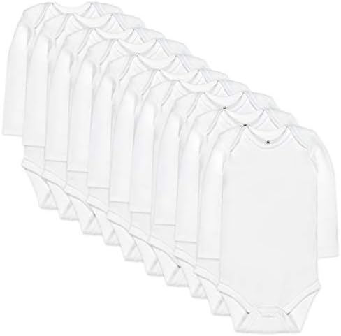HonestBaby 10-Pack Organic Cotton Bodysuits
