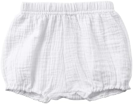 Super soft cotton linen unisex bloomers for babies