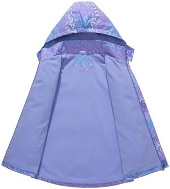 Perfect for Rainy Day Waterproof Fleece Jacket for Girls