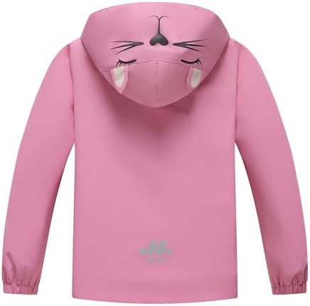 MGEOY Girls Lightweight Cotton jacket waterproof windproof and compact