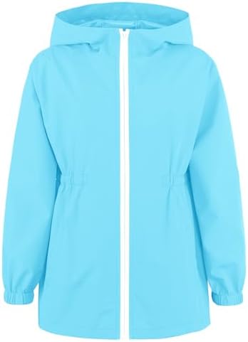 Modafans Boys Girls Lightweight Waterproof Rain Jacket - Stay Dry and Comfortable