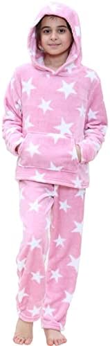 A2Z 4 Kids Girls Stars Print Pajama Set Soft Cozy and Stylishsets