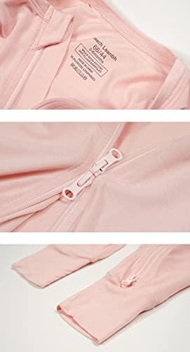 Teach Leanbh Baby Pajamas - Soft Breathable Bamboo-Fiber Rompers with 2-Way Zipper