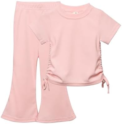 Adorable Toddler Set Girls and Boys Outfit Drawstring Design
