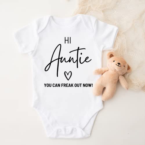 Hi Auntie Baby Announcement Onesie