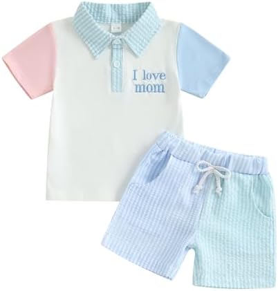 Short Sleeve Casual Set for Toddler Boys