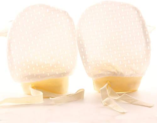 Adjustable Cotton No Scratch Gloves for Babies Breathable Soft