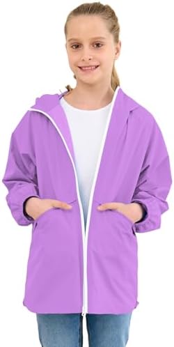 MODAFANS Boys Girls Rain Jacket
