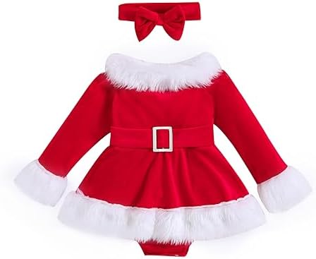 Yccutest Christmas Romper for Newborn Girls