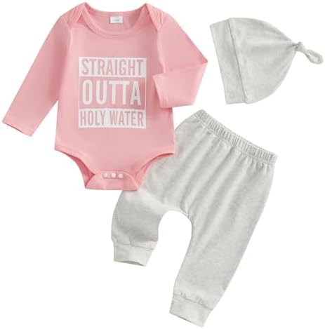 Yxniwxe Baby Boys Girls Spring Outfits Set 3PCs
