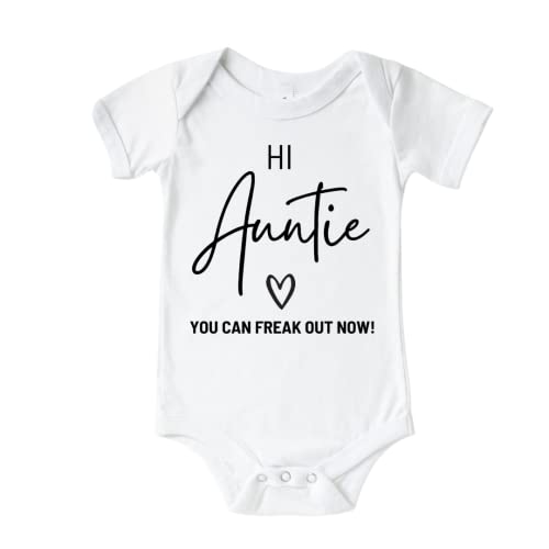 Hi Auntie Baby Announcement Onesie
