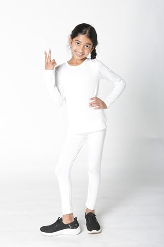 Girls Thermal Top and Bottom Underwear Set for Winter by EVERYDAY KIDS