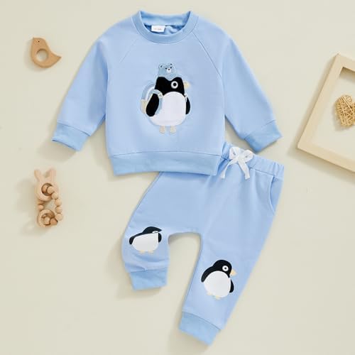 Adorable Penguin Embroidered Childs Perfect Fit