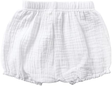 Super soft cotton linen unisex bloomers for babies