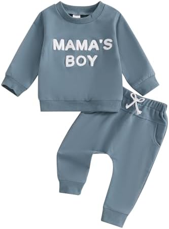 Subset Set Baby Boy Clothes Winter Mamas Boys Little Dude Outfit 1005 Polyester