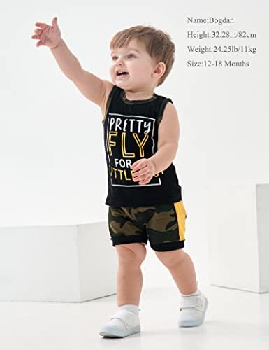 Adorable Fun Stripe Short Set for Toddlers Boys