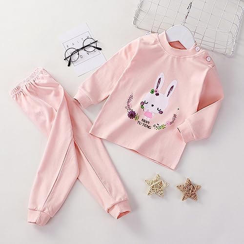 Girls Boys Cartoon Pajama Sets for Toddlers
