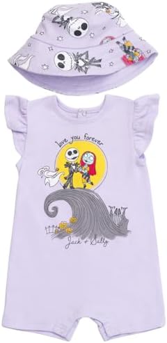 DiscoCharm - Minnie Pooh Jack Skellington Ribbit Romper Set