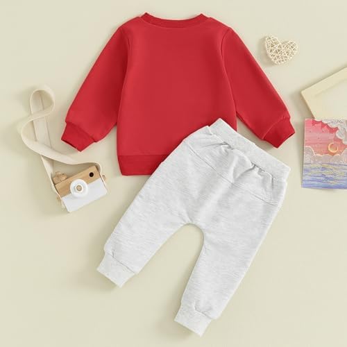 Valentines Day Toddler Boys Outfit Set