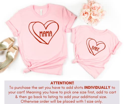 Mama Mini Hearts Matching Mommy and Me Shirts