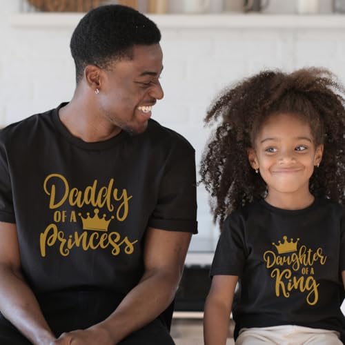 Daddy Daughter Matching Outfits 1st Fathers Day Gift Custom Dad Daughter Shirts