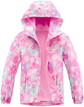 M2C Boys Girls Rain Jacket Waterproof Keep Dry