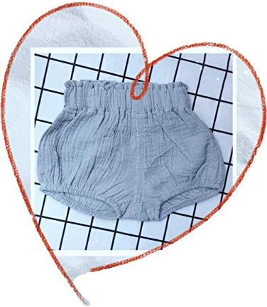 LOOLY 3-Pack Soft Cotton Linen Bloomers for Boys Girls