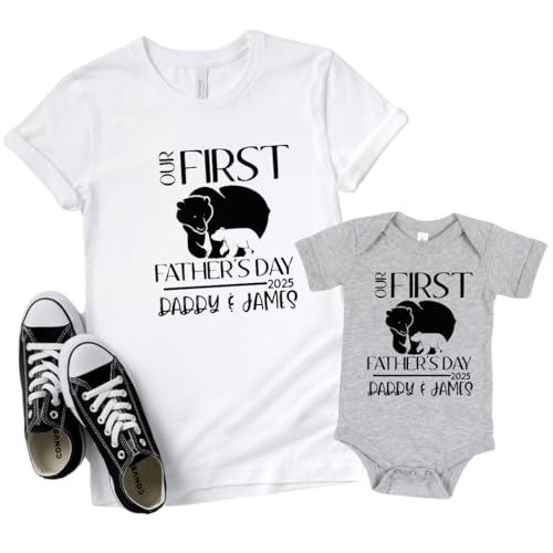 First Fathers Day Shirts for Dad Child