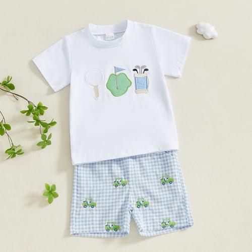 Xiaodricee Toddler Boys Golf Outfit Set