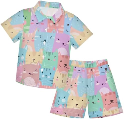 Visesunny Boys Hawaiian Outfit