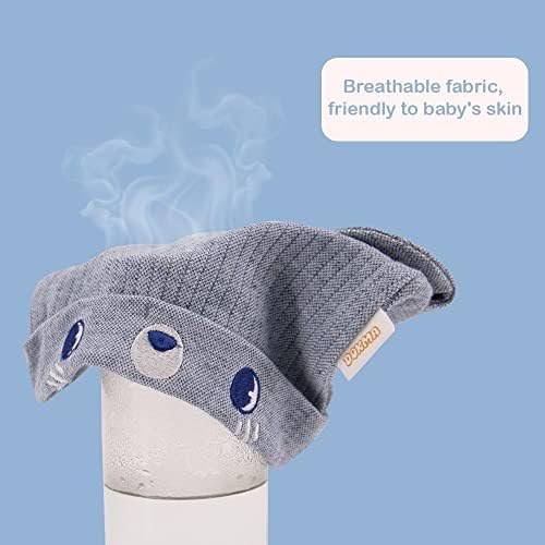 DOKMA 3-Piece Organic Toddler Animal Hat Set